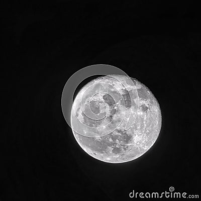 Blue moon Stock Photo