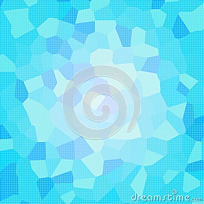 Blue mosaic dotted background Stock Photo