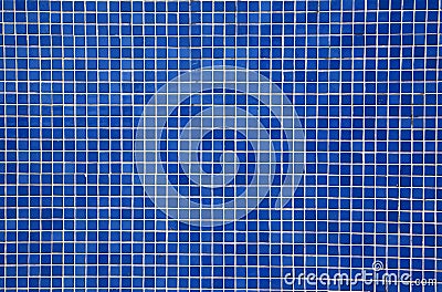 Blue mosaic tiles Stock Photo