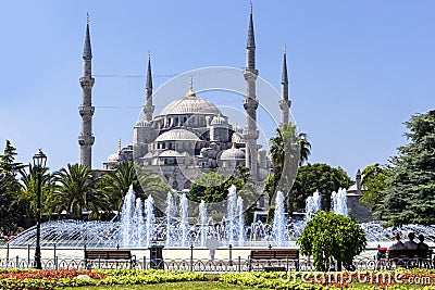 Blue Mosque Istanbul Turkey Editorial Stock Photo