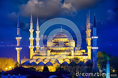Blue Mosque in Istanbul Stock Photo