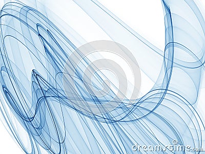 Blue motion Stock Photo