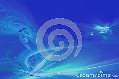 Blue motion Stock Photo