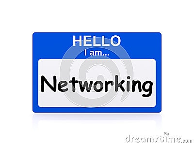 Hello I am Networking Stock Photo