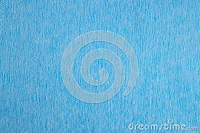 Blue nonwoven fabric background Stock Photo