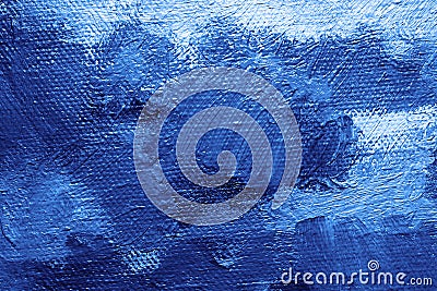Blue Oil Painting Background Royalty Free Stock Image - Image: 2335776