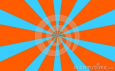 Blue orange rays background image Stock Photo