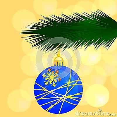 Blue ornament Stock Photo