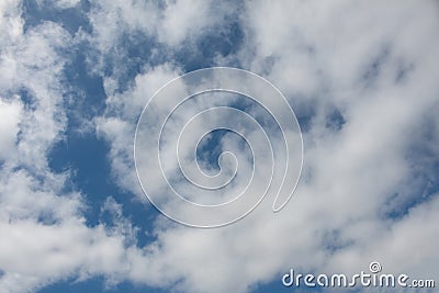 blue overcast religion heavenly clouds sky heaven pray prayer god air spiritual Stock Photo