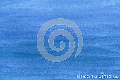 Blue paint brush stroke texture background on paper. Watercolor texture for creative wallpaper or design artwork. Pastel colors Stock Photo