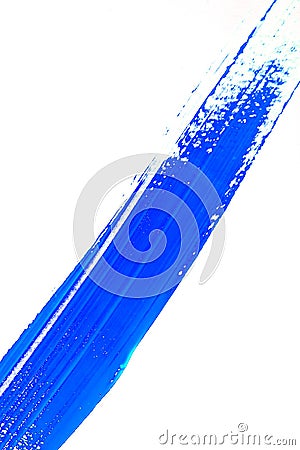 Blue Paint Splats and Abstract Background Decoration Stock Photo