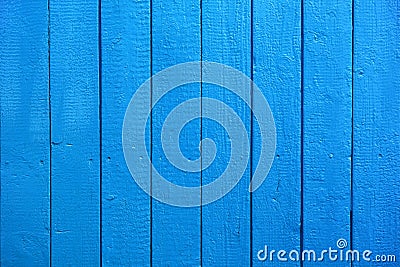 Blue Painted Wood Planks as Background or Texture Stock Photo
