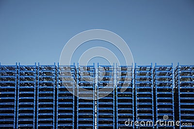 Blue palette - blue sky Stock Photo