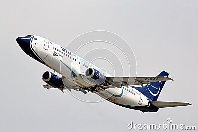 Blue Panorama Airlines Boeing 737 Editorial Stock Photo