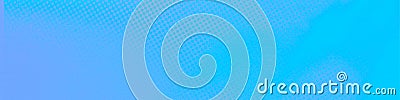 Blue panorama gradient background. Empty backdrop with copy space for text or image Stock Photo