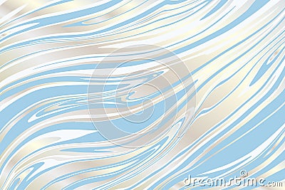 Blue, pearl and white marble. Vector Illustration