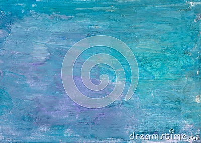 Blue, pink, purple, pink paint background with paper texture. Stock Photo