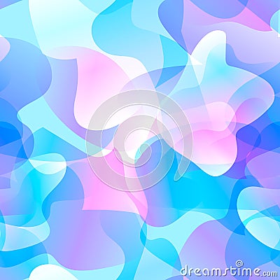 Blue and pink watercolor paint abstract background. eamless pattern. Vector stock illustration for card Cartoon Illustration