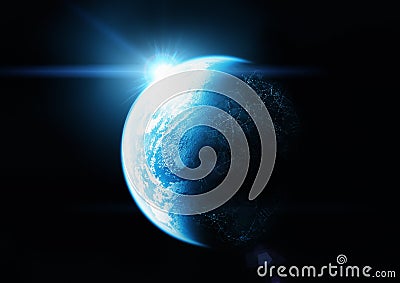 The Blue Planet Stock Photo