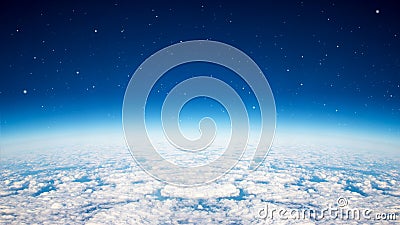 Blue planet sky Stock Photo