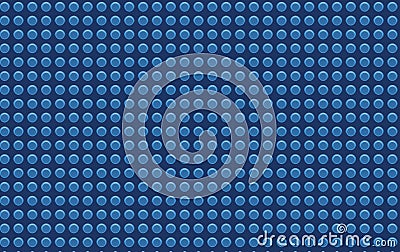 Blue plastic construction plate . Lego concept style. Illustration design Stock Photo