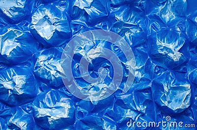 Blue plastic palett Stock Photo