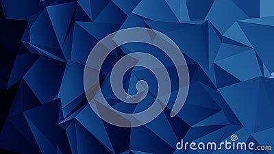 Blue Polygon Background Stock Photo