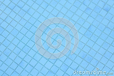 Blue Pool Tile Background Stock Photo