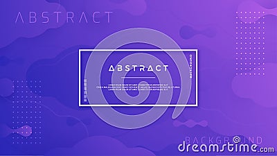 Blue purple abstract background is suitable for posters, header, web banner, landing page, digital background, wallpaper, web page Vector Illustration