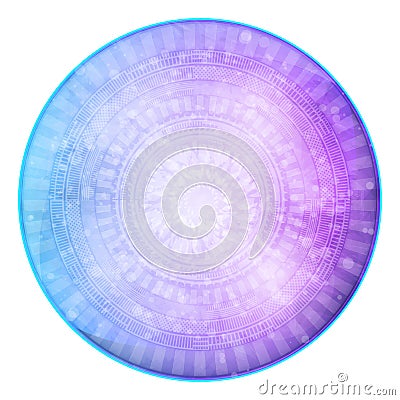 Blue & purple abstract futuristic background Vector Illustration