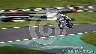 Blue Racing Bike Editorial Stock Photo