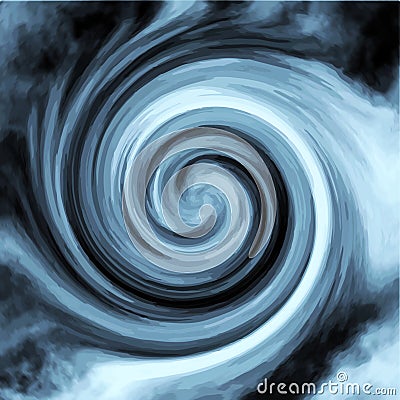 Blue Radial Swirl Stock Photo