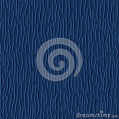 Blue Rain Drops Falling Vector Pattern Seamless Background Vector Illustration