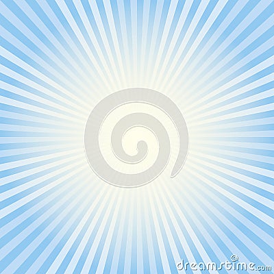 Blue radiant background Vector Illustration