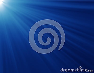 Blue rays Stock Photo