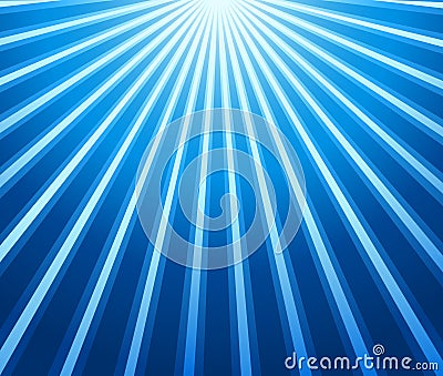 Blue rays background Vector Illustration