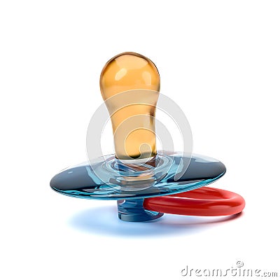 Baby`s Pacifier Stock Photo