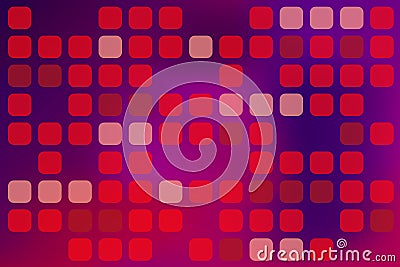 Blue red color gradient background with rounded squares, texture blur abstract background, abstract gradation blur texture. Vector Illustration