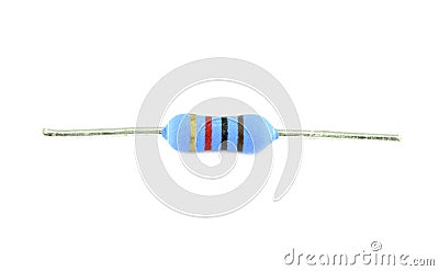 Blue resistor Stock Photo