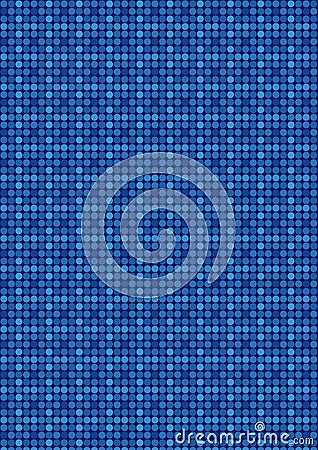 Blue retro square mosaic pattern Stock Photo