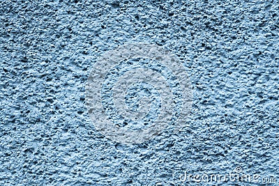 Blue revetment wall putty macro texture Stock Photo