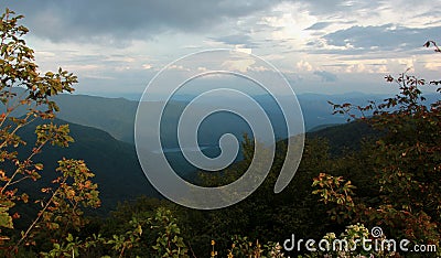 Blue Ridge Mountains Stock Photo