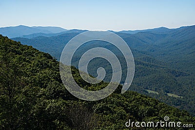 Blue Ridge Mountains Stock Photo