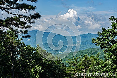 Blue Ridge Mountains Stock Photo