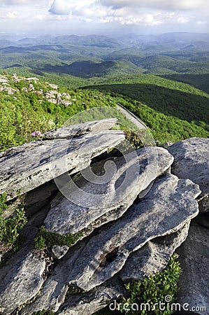 Blue Ridge Parkway Stock Photo