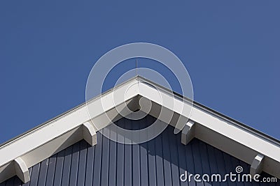 Blue roof Stock Photo