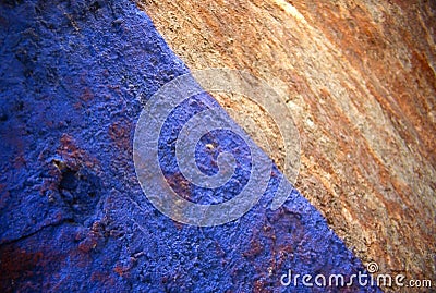 Blue Rust Stock Photo