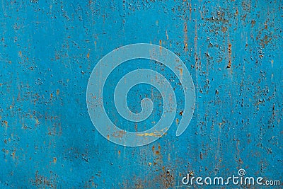 Blue rusty metal texture Stock Photo