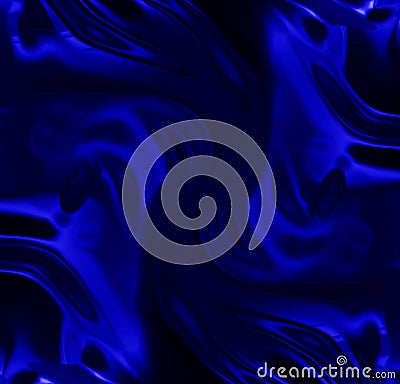 Blue satin texture Stock Photo