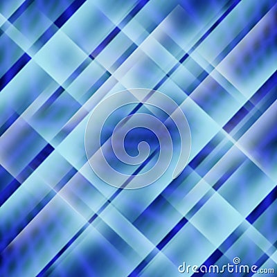 Blue saturated gradient mosaic neon blurred background. Cold shades. Stock Photo